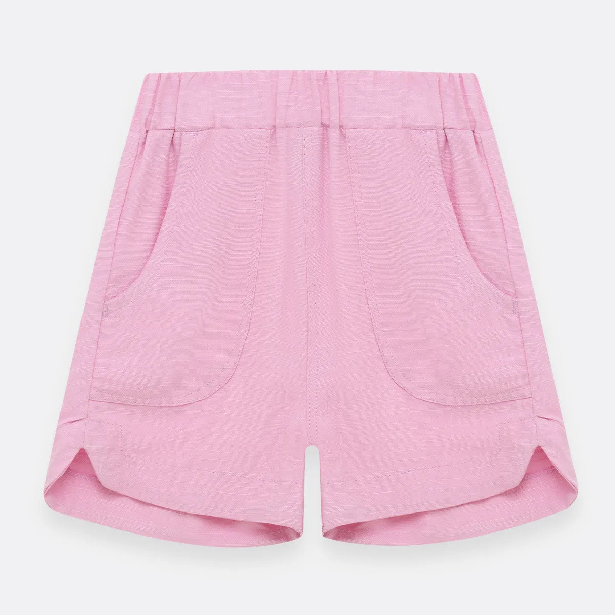 Short Rosado Con Bolsillos