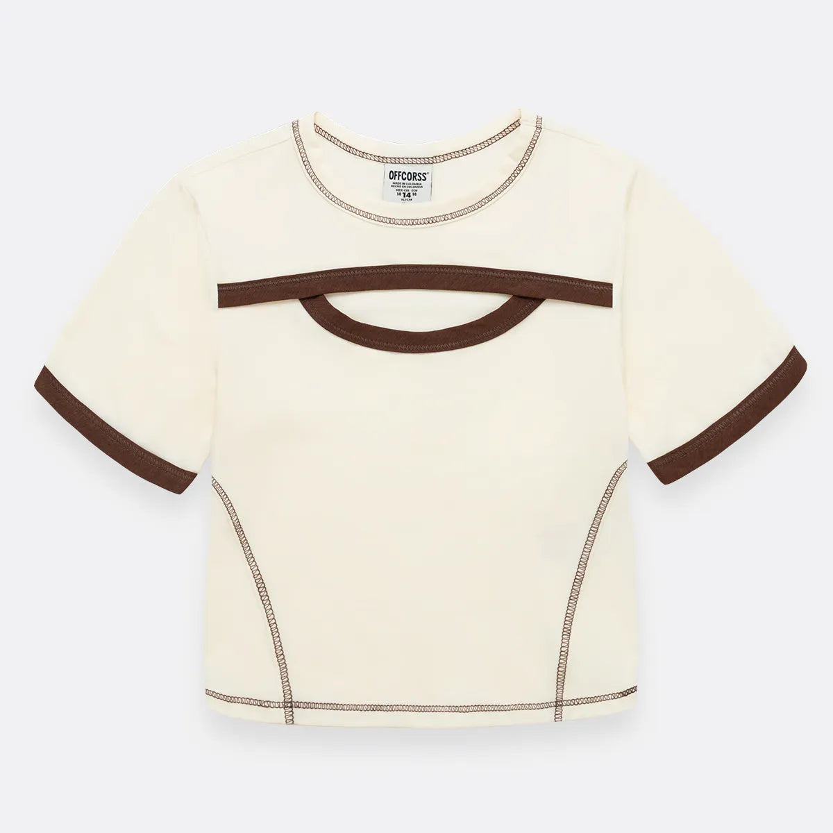 Crop top Beige