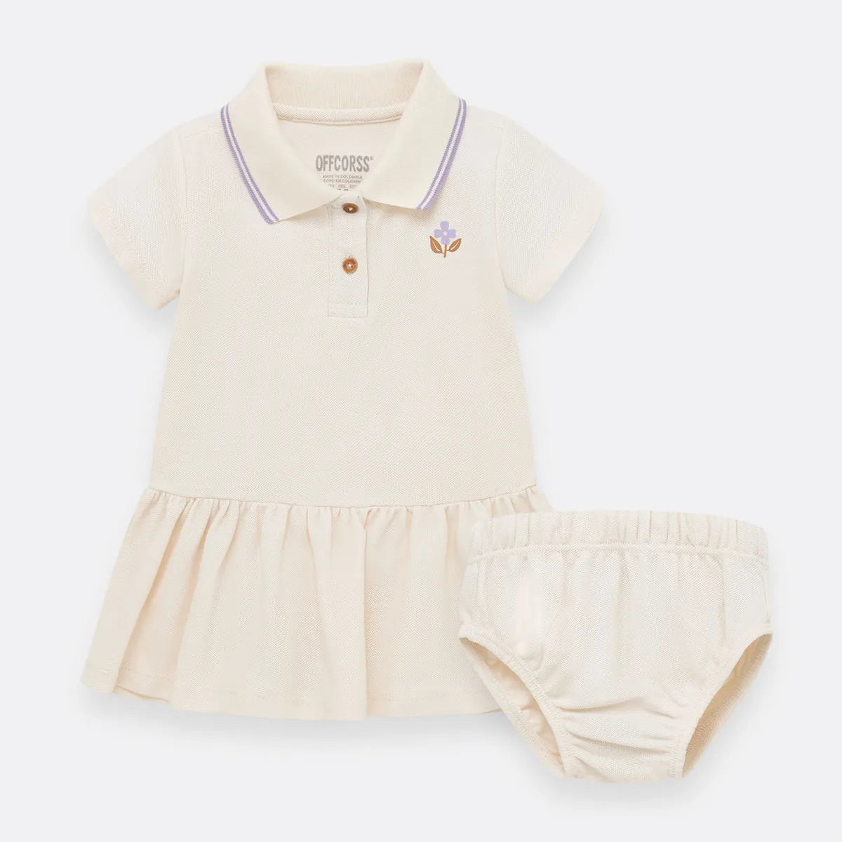 Vestido Tipo Polo Con Panty