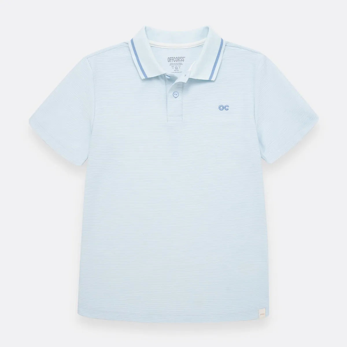 Camiseta Tipo Polo Azul