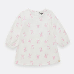 Vestido Moños Manga Larga