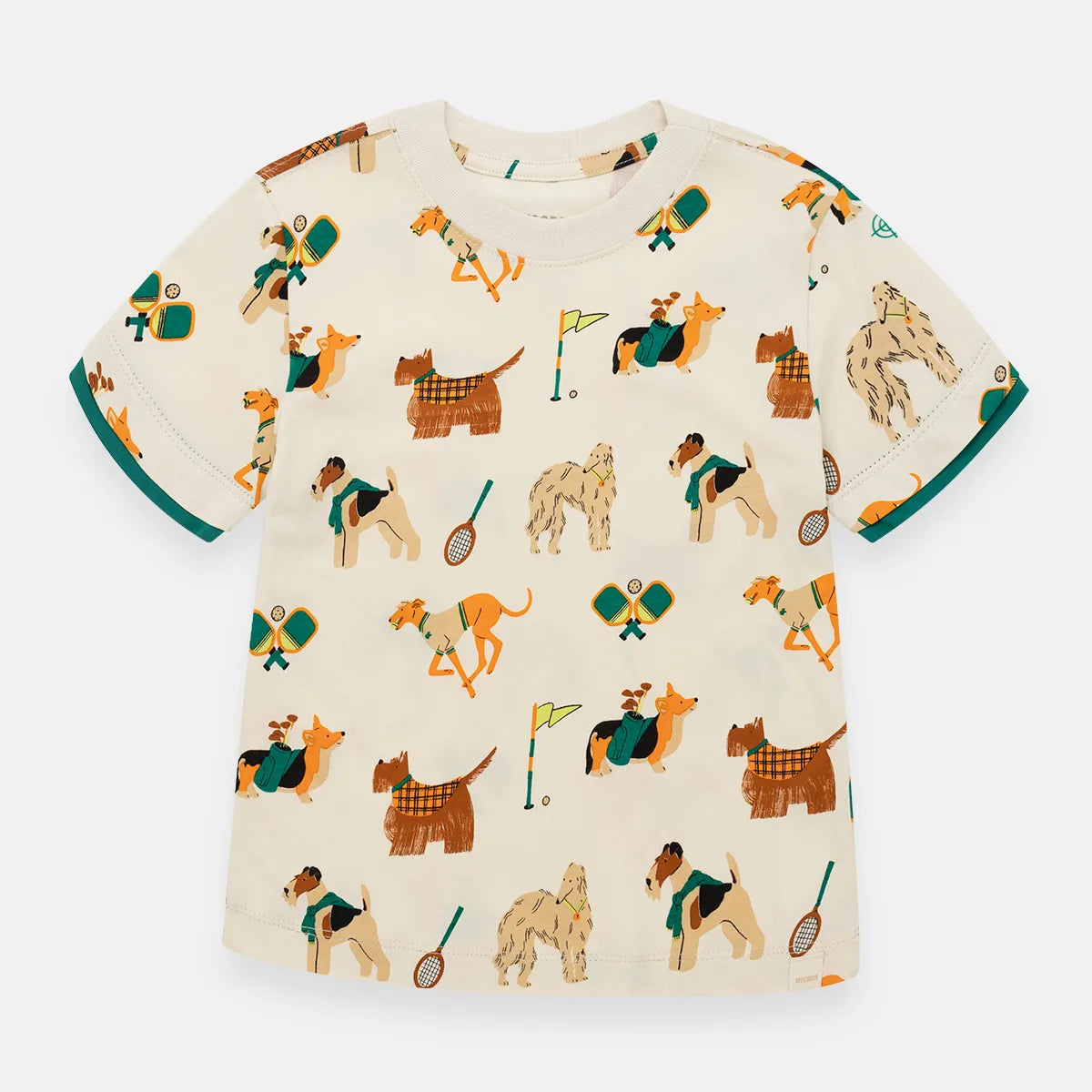 Camiseta Con Grafico Continuo