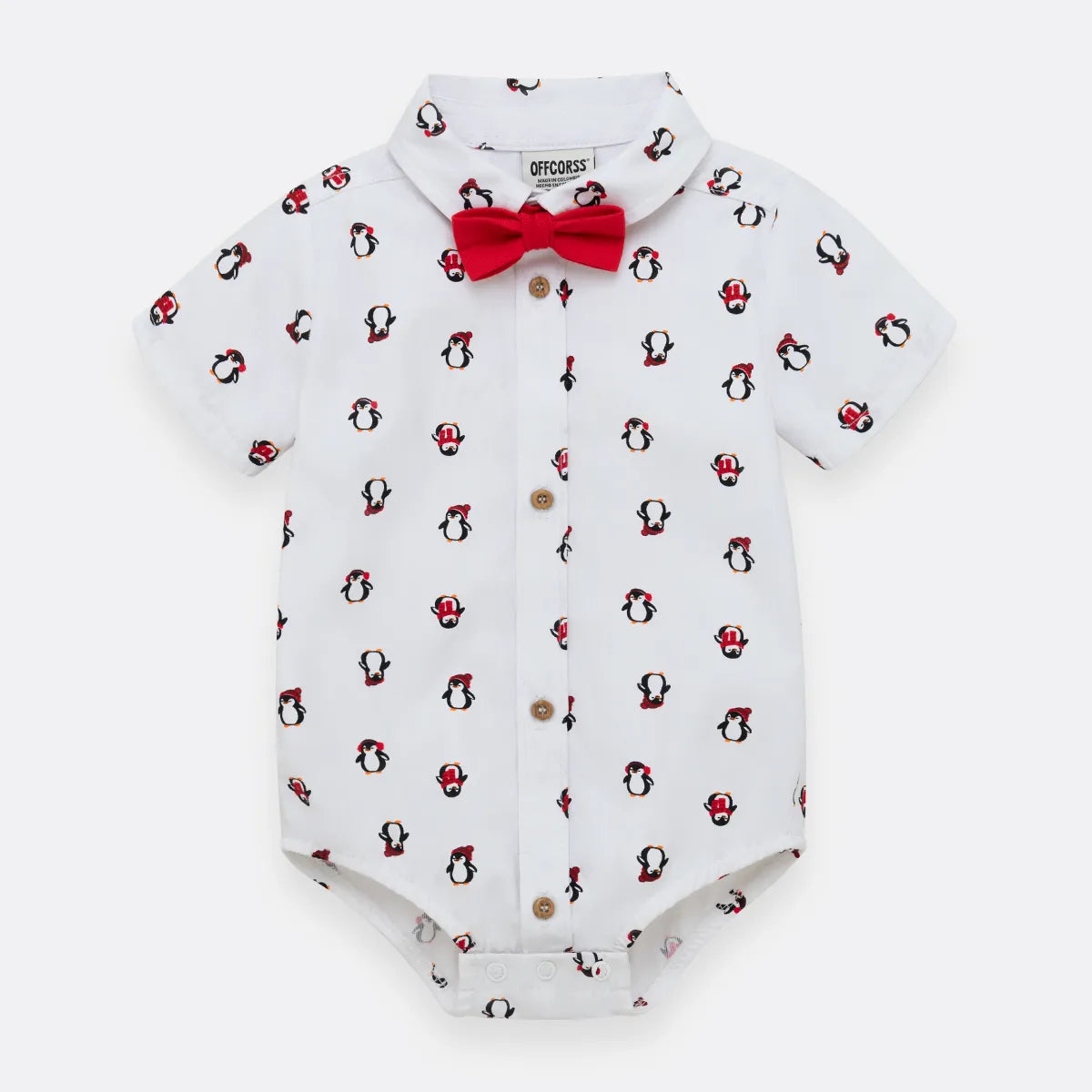 Body Pinguinos Con Corbatin