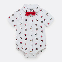 Body Pinguinos Con Corbatin