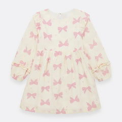 Vestido Moños Manga Larga