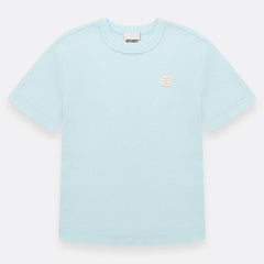 Camiseta Con Textura Azul