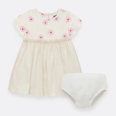 Vestido Manga Corta Con Panty