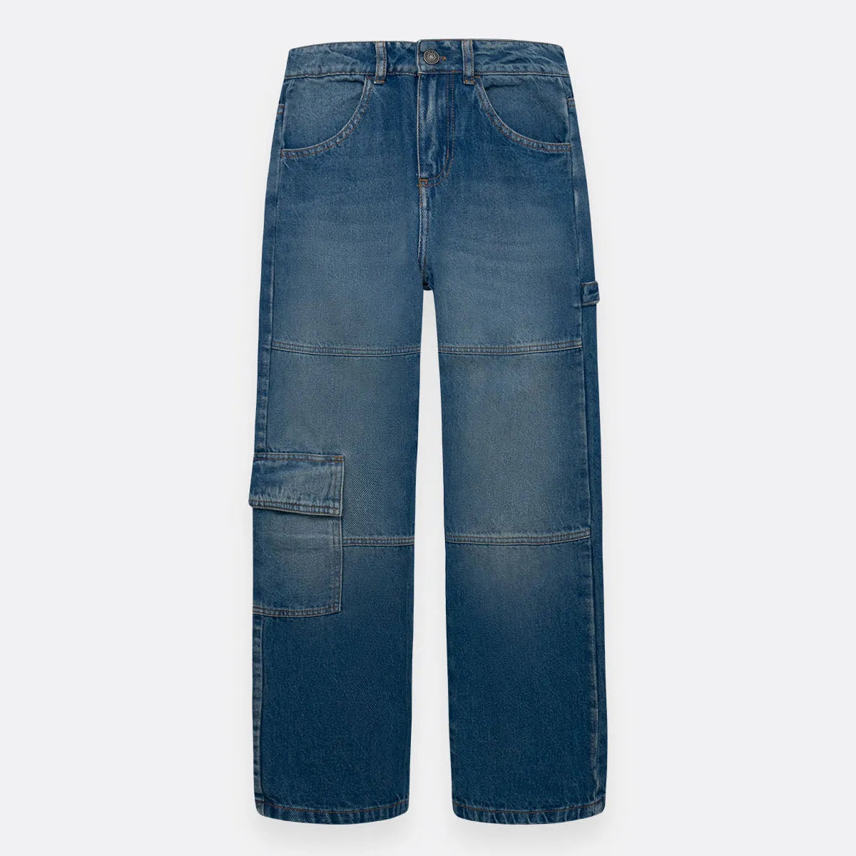 Denim Con Bolsillo Cargo