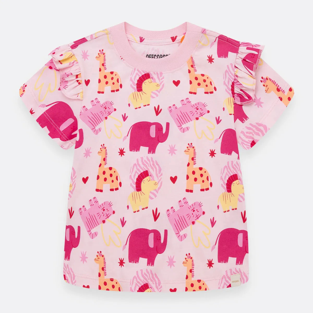 Camiseta Manga Corta Con Boleros