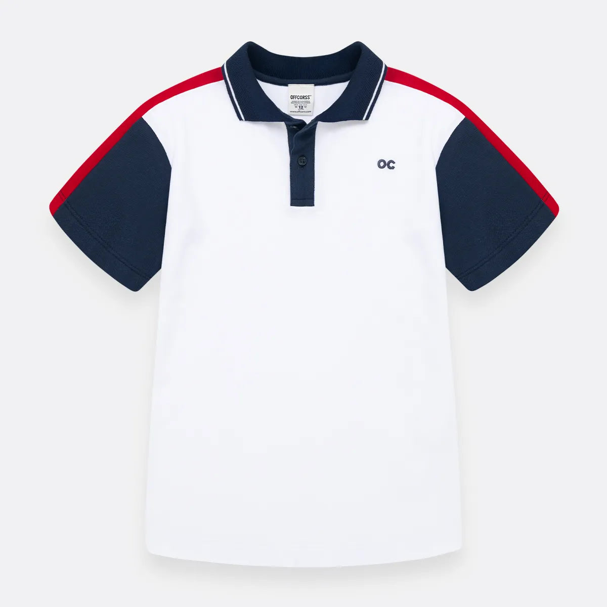 Camiseta Polo Cuello Azul