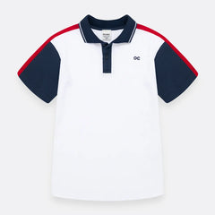 Camiseta Polo Cuello Azul