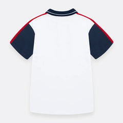 Camiseta Polo Cuello Azul