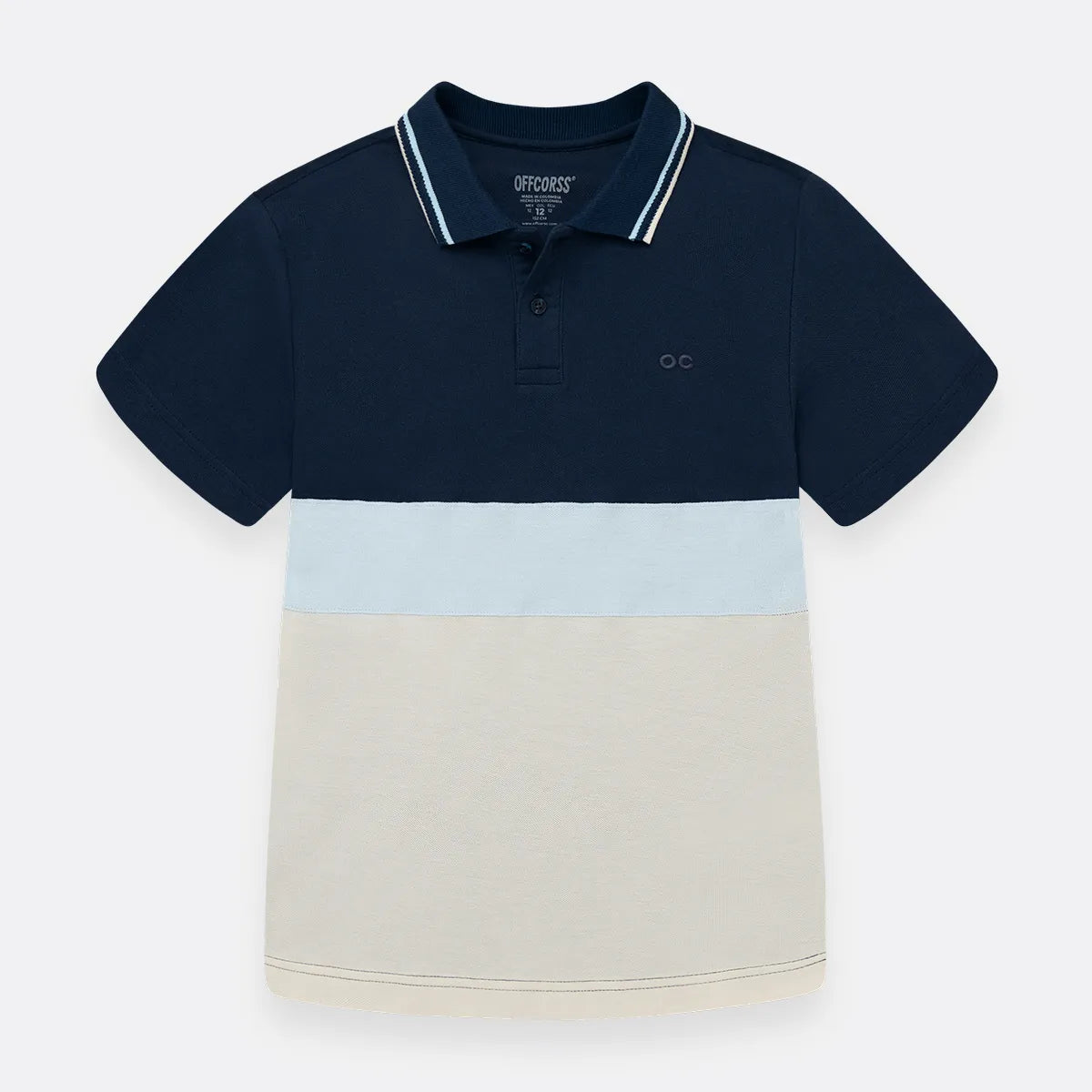 Camiseta Polo Azul
