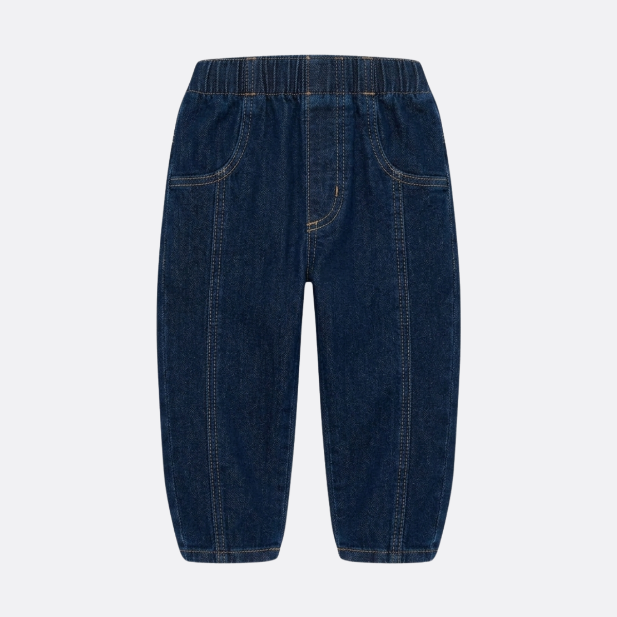 Jean Bebe Unisex Con Elastico En Cintura