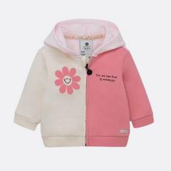 Buzo Bebe Abierto Rosado