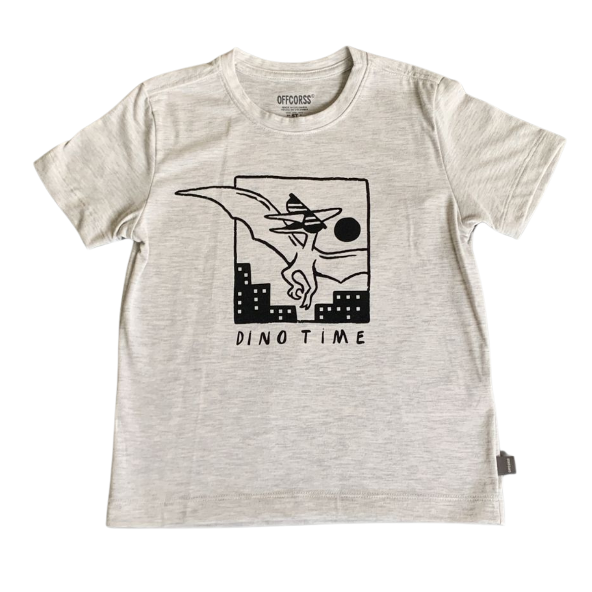 Camiseta Dino Time Gris