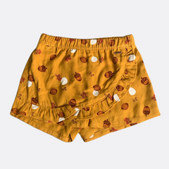 falda  Short Mostaza