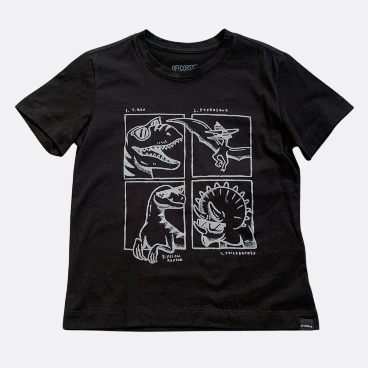 Camiseta Dinos Negra
