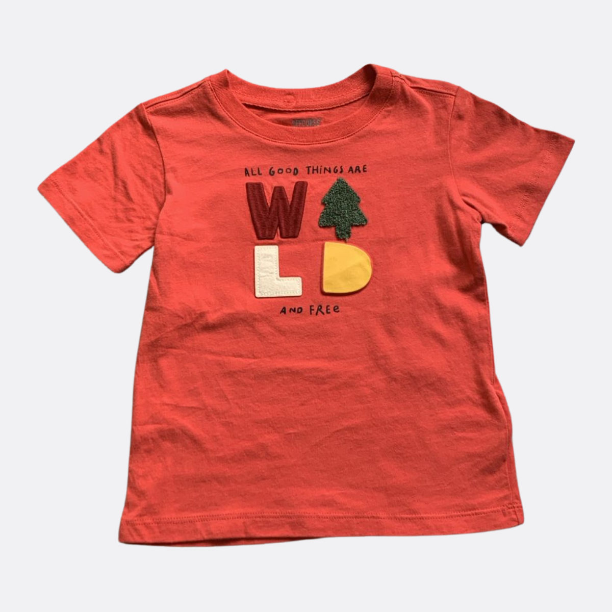 Camiseta Estampado Relieve