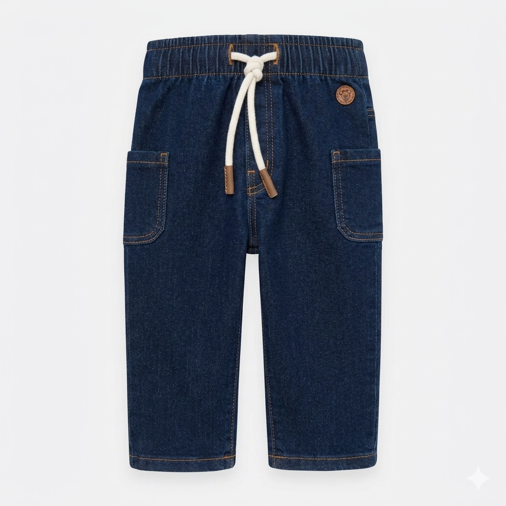 Jean Bebe Silueta Semiajustada Unisex