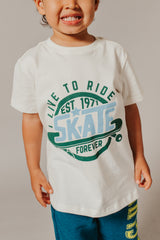 Camiseta Live To Ride Skate