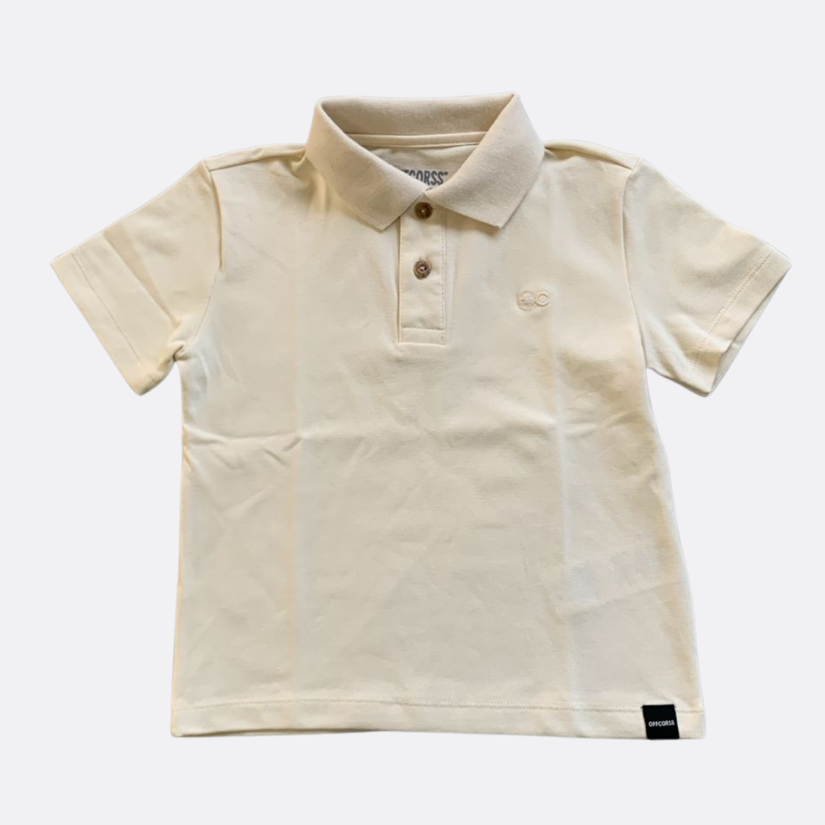 Camiseta Tipo Polo Beige