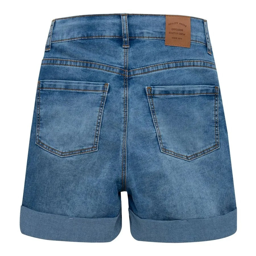 Short Para Niña En Indigo Oscuro