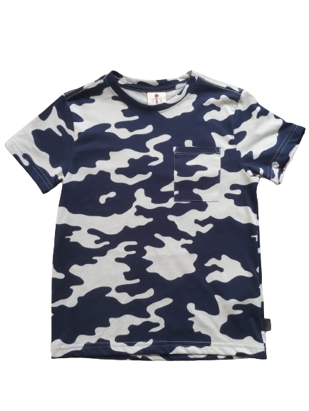 Camiseta Camuflada Azul