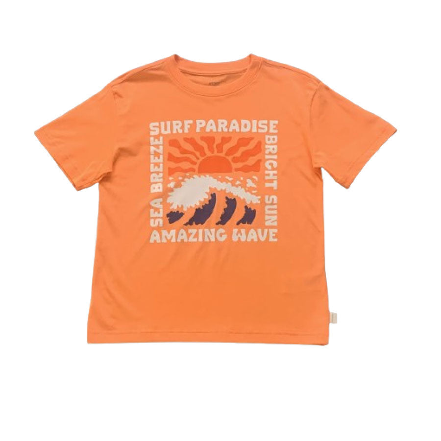 Camiseta Surf Paradise Para Niño